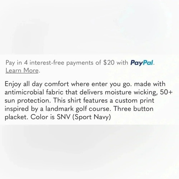 Peter Millar Summer Comfort Men’s L Blue Golf Landmark Performance Jersey Polo - Picture 11 of 14